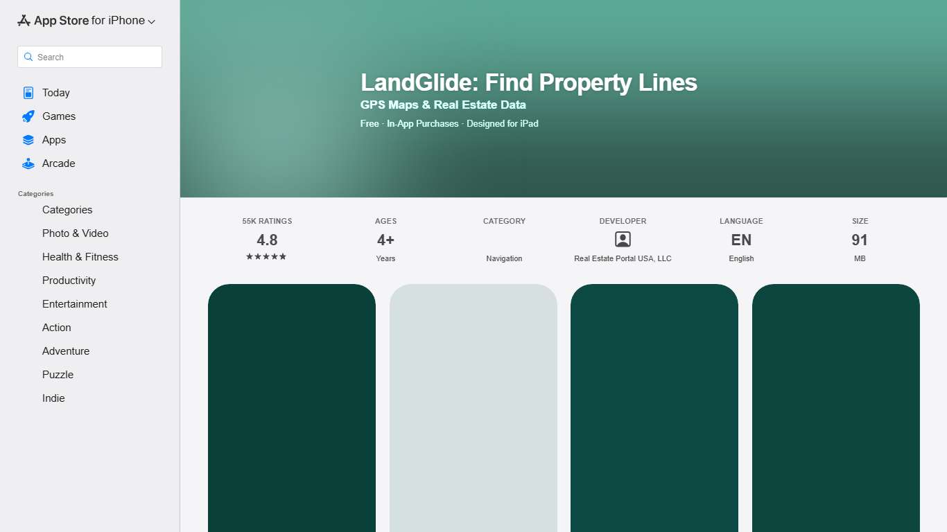 ‎LandGlide: Find Property Lines App - App Store